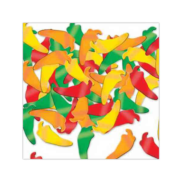 Picture of Beistle - 50649 - Fanci-Fetti - Chili Peppers- Pack of 12