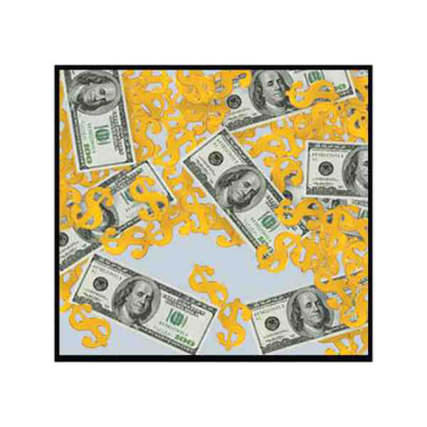 Picture of Beistle - 50610 - Big Bucks Print - Fetti- Pack of 12