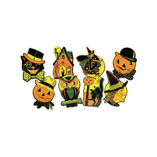 Picture of Beistle - 01009 - Pkgd Halloween Cutouts - Pack of 24