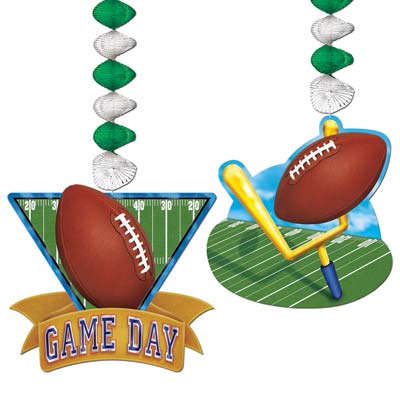 Picture of Beistle - 50475 - Game Day Danglers- Pack of 12