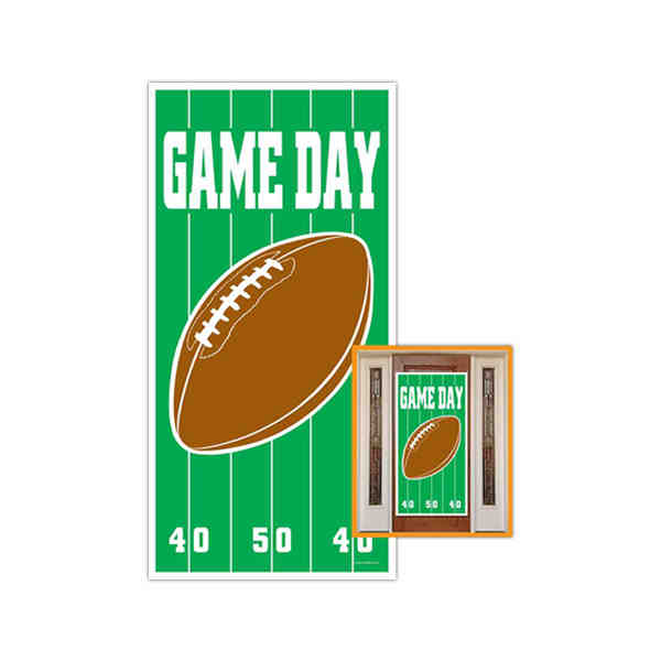 Picture of Beistle - 50007 - Game Day Football Door Cover- Pack of 12