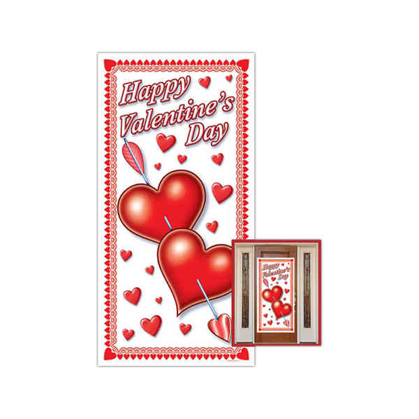 Picture of Beistle - 70010 - Happy Valentines Day Door Cover- Pack of 12