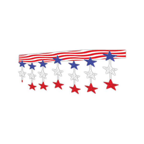 Picture of Beistle - 50331 - Stars And Stripes Ceiling Decor - Pack of 6