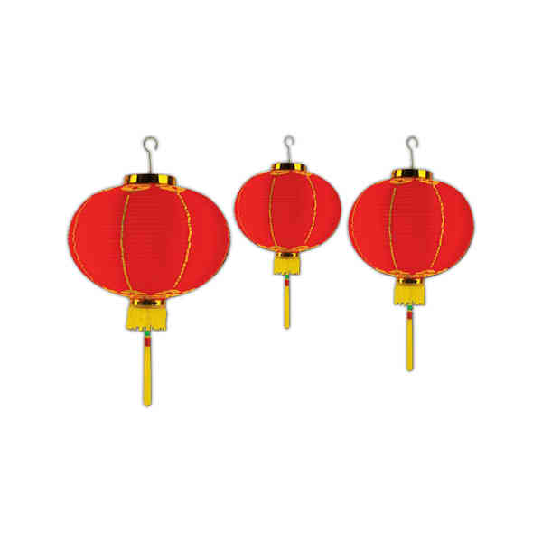 Picture of Beistle - 50678-12 - Good Luck Lantern with Tassel- Pack of 12