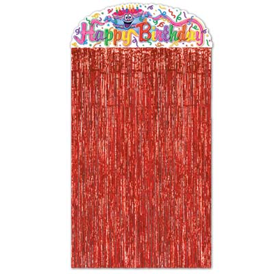 Beistle - 50425 - Birthday Cake Character Curtain- Pack of 12