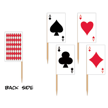 Picture of Beistle - 60099 - Playing Card Picks- Pack of 12