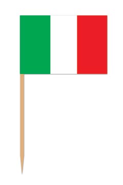 Picture of Beistle - 60111 - Italian Flag Picks- Pack of 12