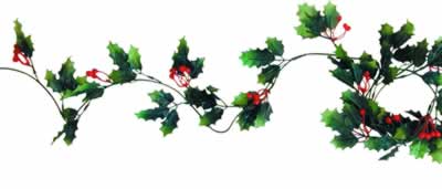 Picture of Beistle - 20844 - Holly And Berry Garland- Pack of 12