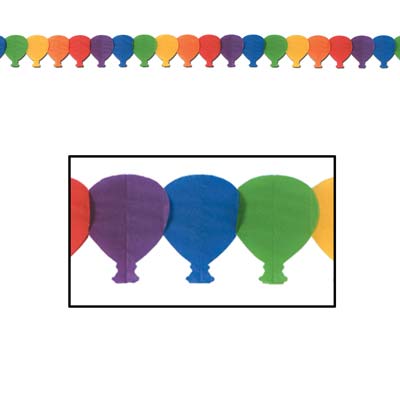 Picture of Beistle - 55107 - Balloon Garland- Pack of 12