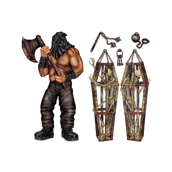 Beistle - 00914 - Executioner And Skeleton Props- Pack of 12
