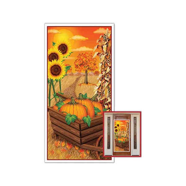 Beistle - 90010 - Fall Door Cover- Pack of 12
