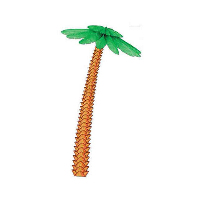 Beistle - 55233 - Jointed Palm Tree with Tissue Fronds- Pack of 12