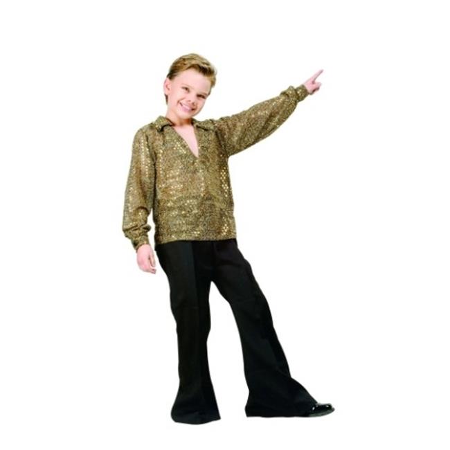 RG Costumes 90170-L Disco Boy Costume - Gold - Size Child Large 12-14