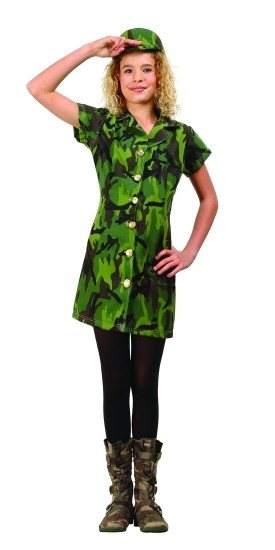 Picture of RG Costumes 91462-M Camouflage Soldier Costume - Size Preteen Medium 14-16