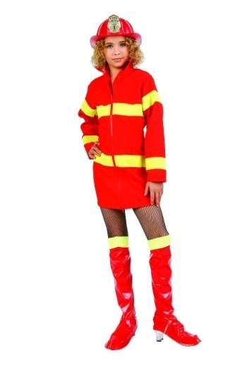 Picture of RG Costumes 91490-M Fire Fighter Costume - Size Child Medium 8-10