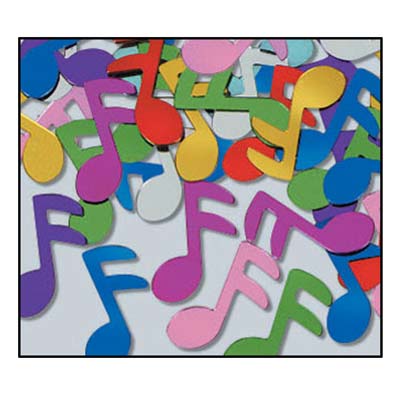 Picture of Beistle - 50637-MC - Fanci-Fetti Musical Notes- Pack of 12