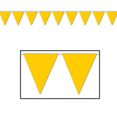 Picture of Beistle - 50708-GY - Indoor-Outdoor Pennant Banner- Pack of 12