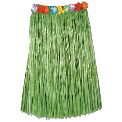 Picture of DDI 526931 Adult Artificial Grass Hula Skirt - Green Case of 12