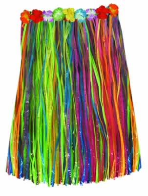 Picture of DDI 526932 Adult Artificial Grass Hula Skirt - Multi-Color Case of 12