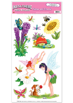 Picture of Beistle - 57172 - Fairies and Friends Peel N Place- Pack of 12