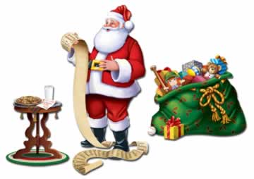 Beistle - 20212 - Santa Props- Pack of 12
