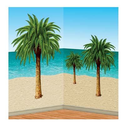 Picture of Beistle - 52005 - Palm Tree Props- Pack of 12