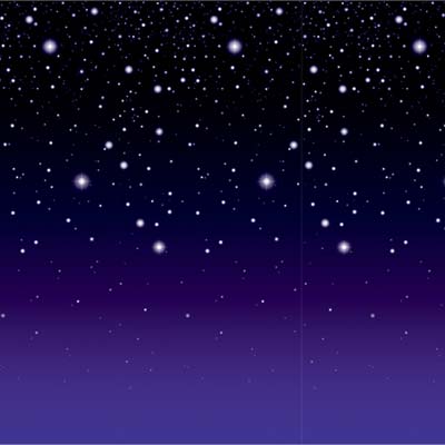 Picture of Beistle - 52024 - Starry Night Backdrop - Pack of 6