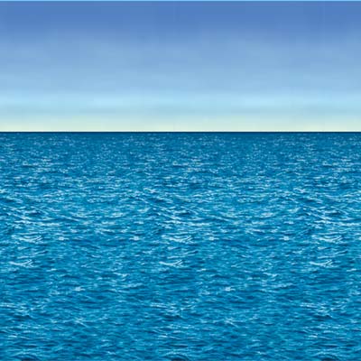 Picture of Beistle - 52027 - Ocean And Sky Backdrop - Pack of 6