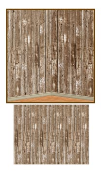 Picture of Beistle - 52041 - Barn Siding Backdrop - Pack of 6