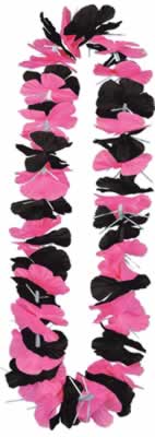 Picture of Beistle - 50387 - Pink And Black Party Lei- Pack of 12