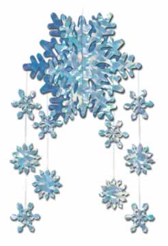 Picture of Beistle - 20190 - 3-D Snowflake Mobile- Pack of 12