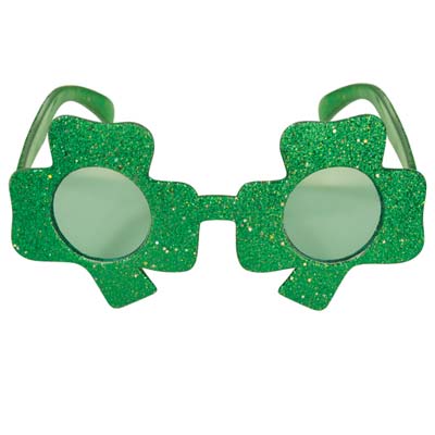 Picture of Beistle - 30363 - Glittered Shamrock Fanci-Frames- Pack of 6