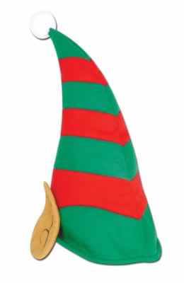 Picture of Beistle - 20735 - Felt Elf Hat with Ears- Pack of 12