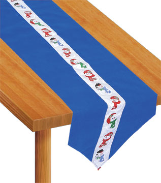 DDI 540432 Snowman Fabric Table Runner Case of 6
