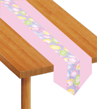 Picture of DDI 678497 Easter Egg Fabric Table Runner Case of 6