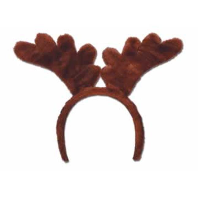 Beistle - 20760 - Soft-Touch Reindeer Antlers- Pack of 12