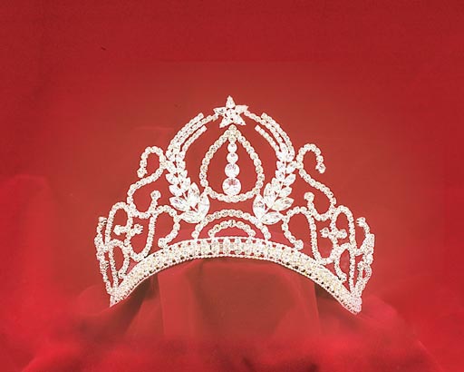 Picture of Sunnywood 2689 Silver Rhinestone Queen Crown