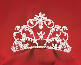 Picture of Sunnywood 2812 Silver Rhinestone Queen Crown