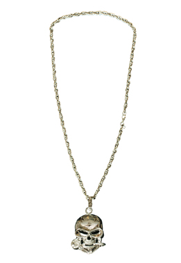 Picture of Sunnywood 3705S Silver Novelty Skull Necklace