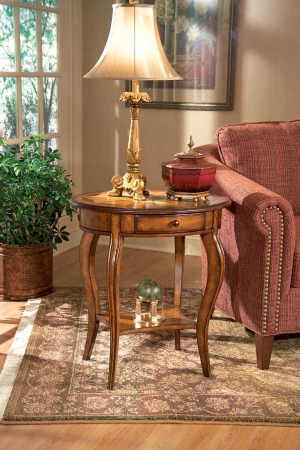 Butler Specialty 532101 Oval Accent Table - Olive Ash Burl Finish -  Butler Specialty Company., 0532101