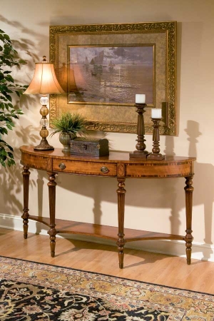 Butler Specialty 1510090 Demilune Console - Connoisseurs Finish -  Butler Specialty Company.