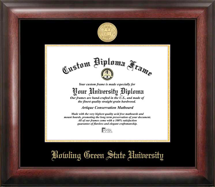 Picture of Bowling Green State Gold Embossed Diploma Frame
