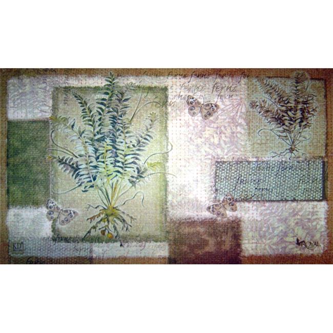 Custom Printed Rugs DM 30 Majestic Ferns Door Mat