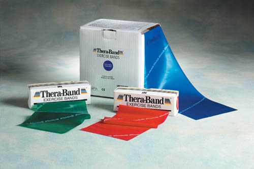 Theraband Light Bands Set - Yellow  Red  Green - No.  -