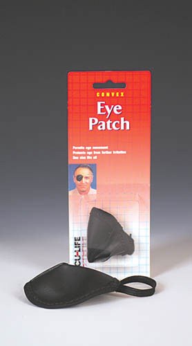 Convex Eye Protector Black 12 per Pack - 1275