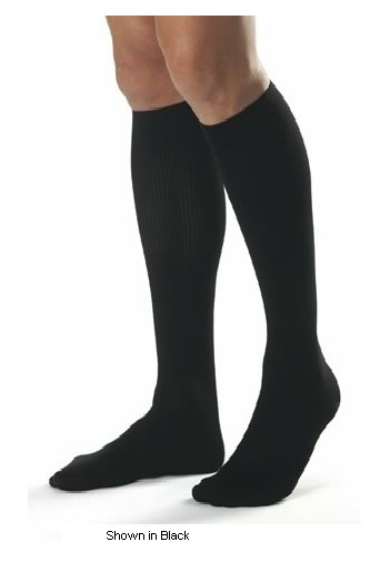Picture of Jobst For Men 8-15 Over-The-Calf Sock Navy Small - 110336