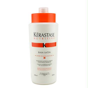 Kerastase Nutritive Bain Satin 2 Complete Nutrition Shampoo - For Dry & Sensitised Hair - 1000ml/34oz