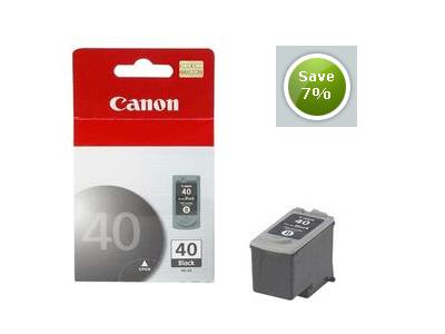 Picture of CANON 0615B013 Pg-40 Twin Pack Black Ink Cartridge