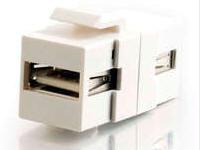 Usb Keystone A - A F/F - White -