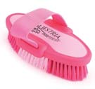 Picture of 6.75 Inch Small Equestrian Sport Oval Body Brush - Pink  - 2171-1